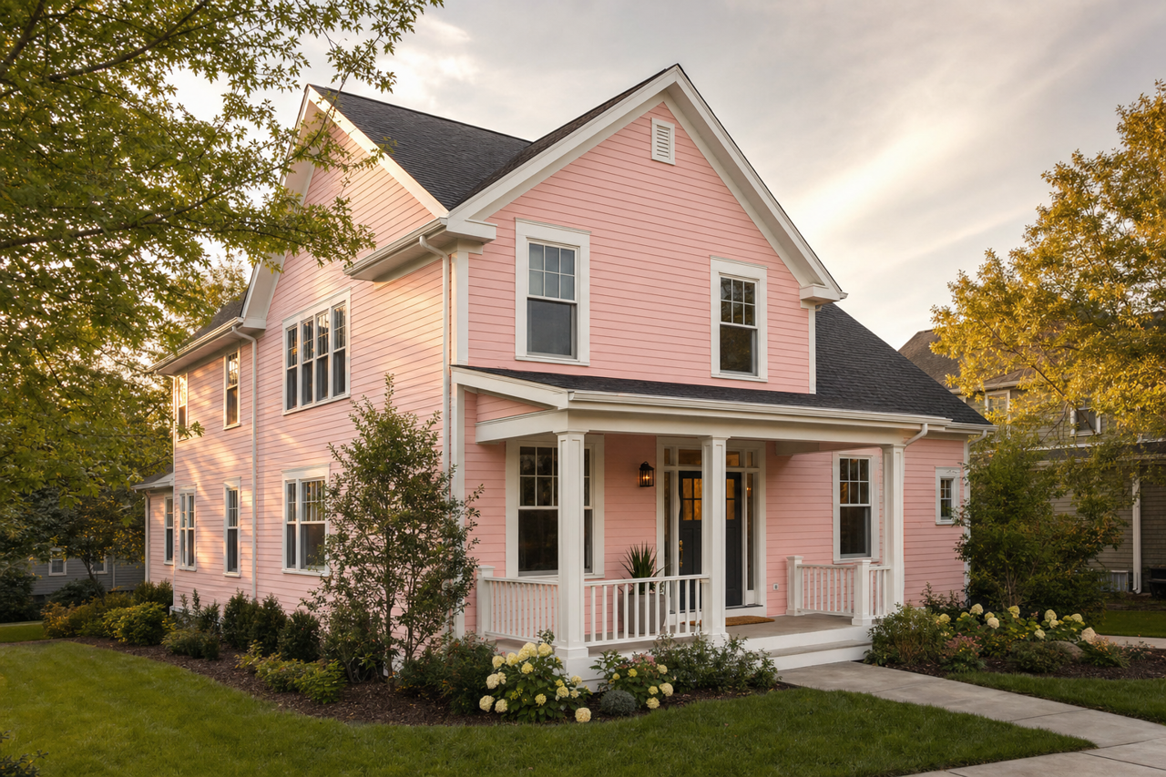 Authentic by Benjamin Moore on exterior