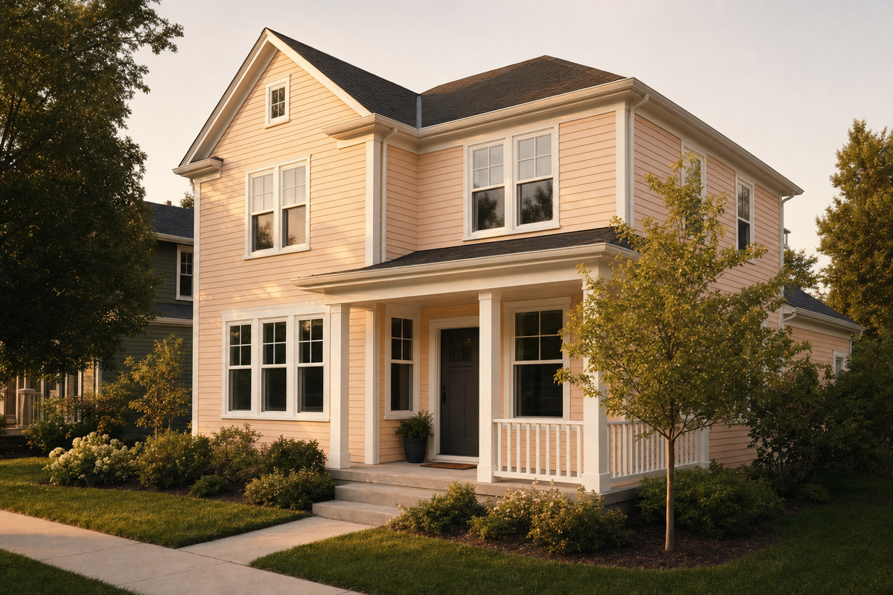 French Cream by Valspar on exterior