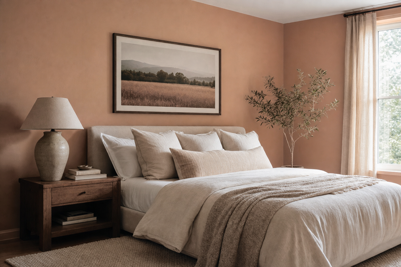 Chocolate Cheesecake by Valspar on interiors