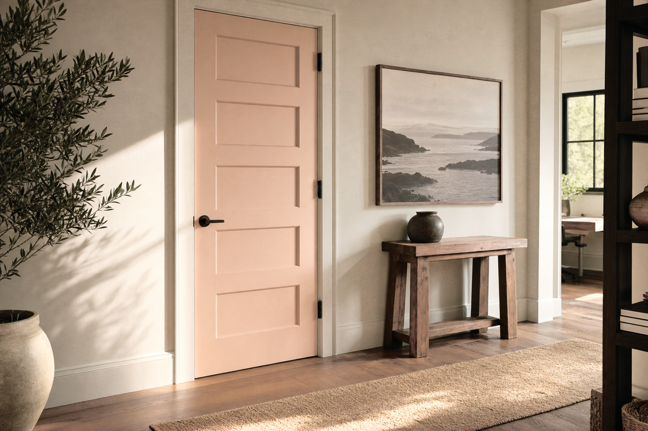 Pacific Shoreline by Valspar on interior-doors
