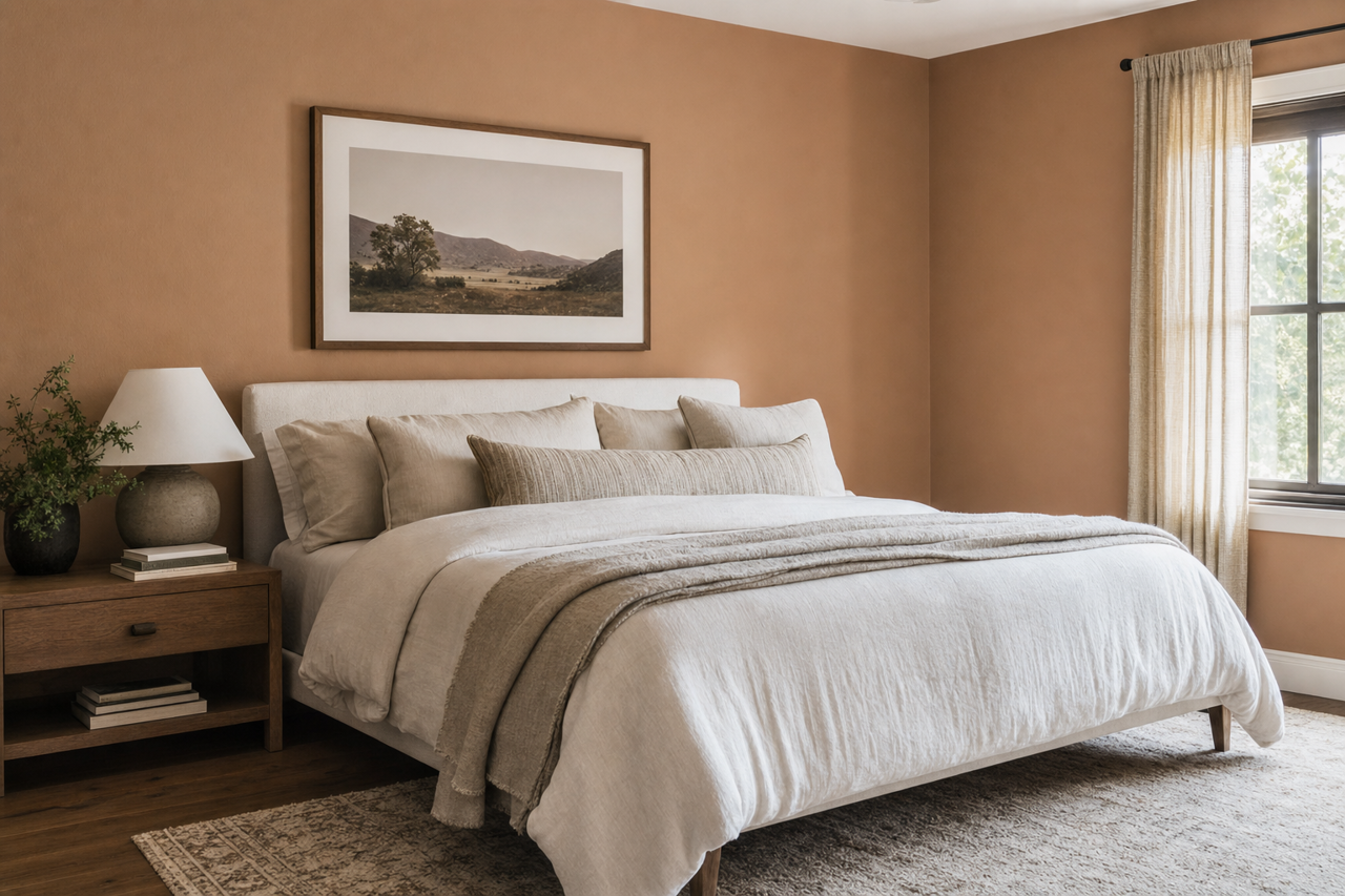 Tempered Allspice by Valspar on interiors