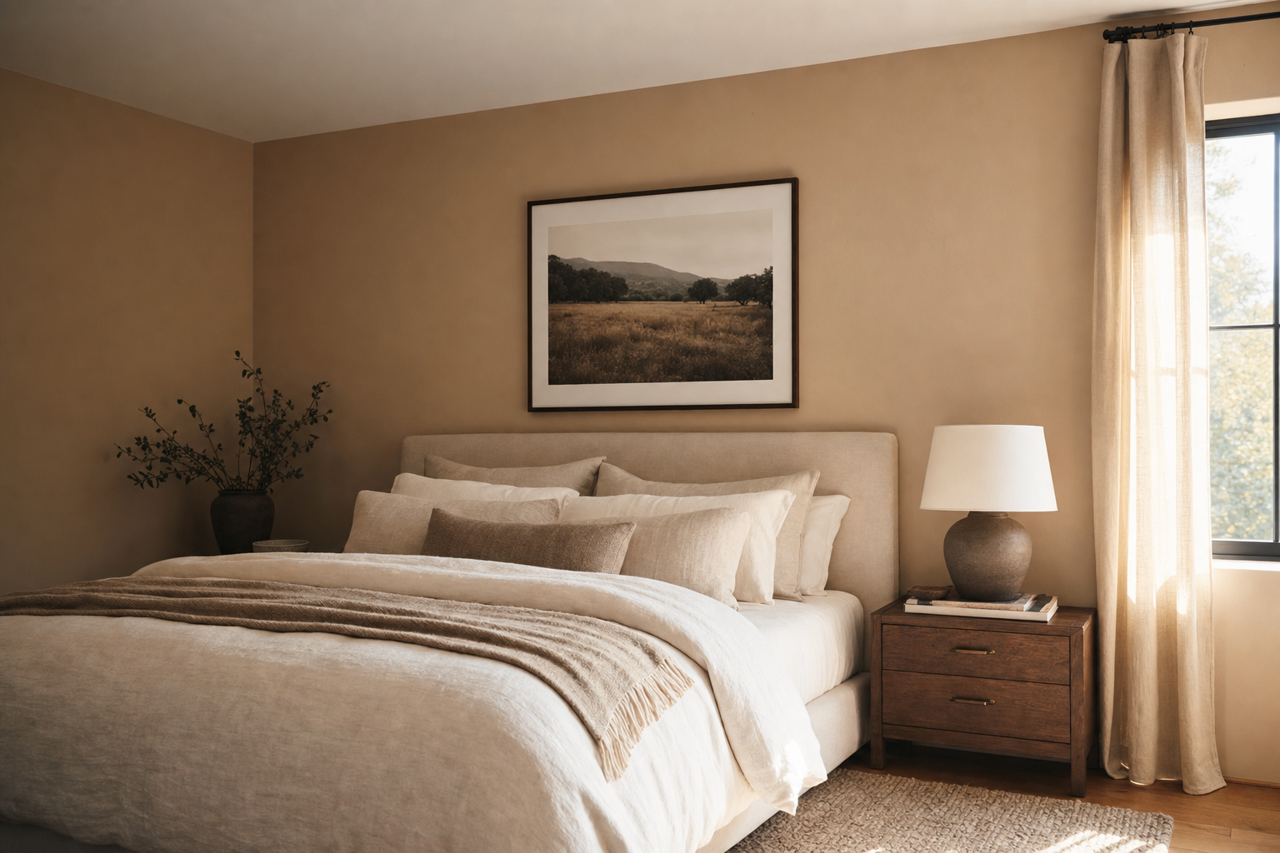 Timber Dust by Valspar on interiors