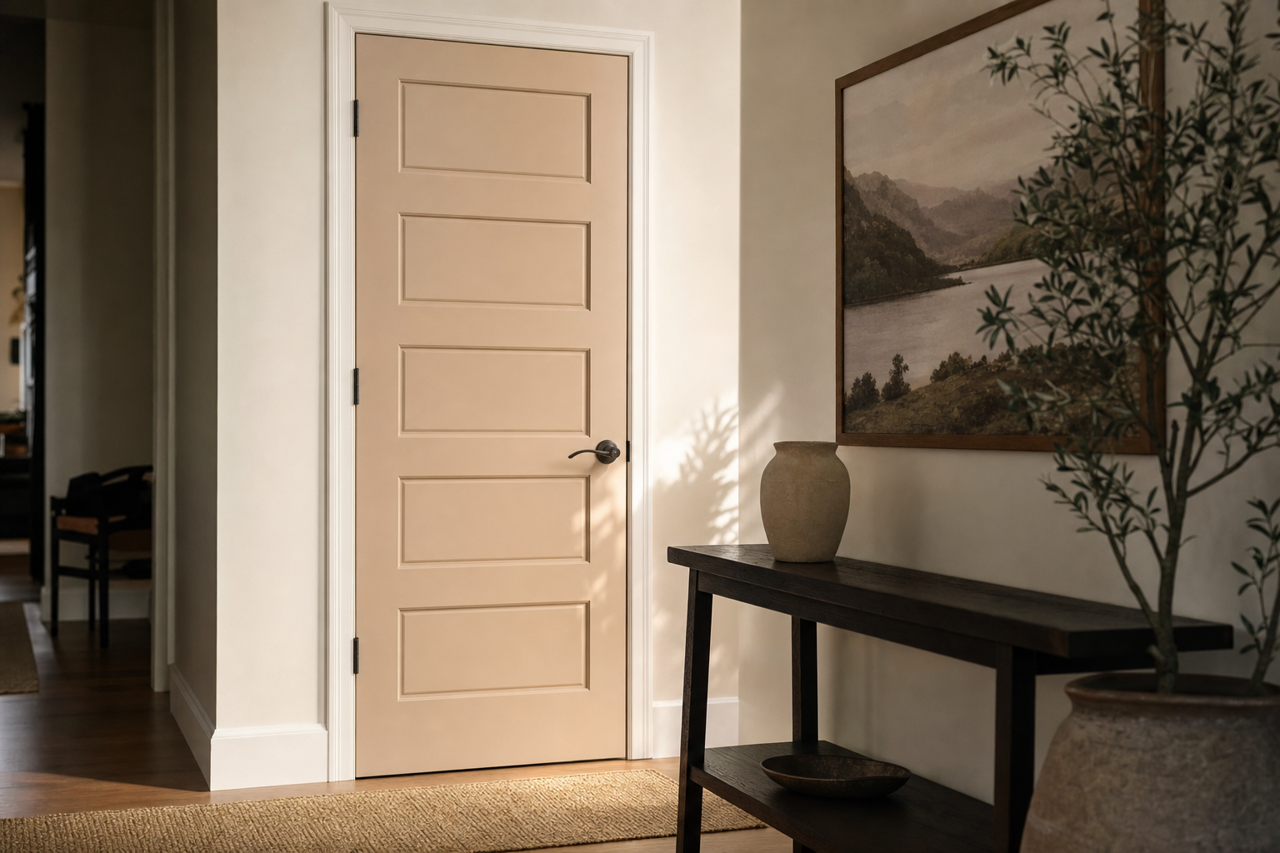 Clean Sweep by Valspar on interior-doors