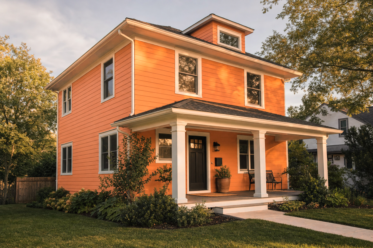 Carrot Cake by Valspar on exterior