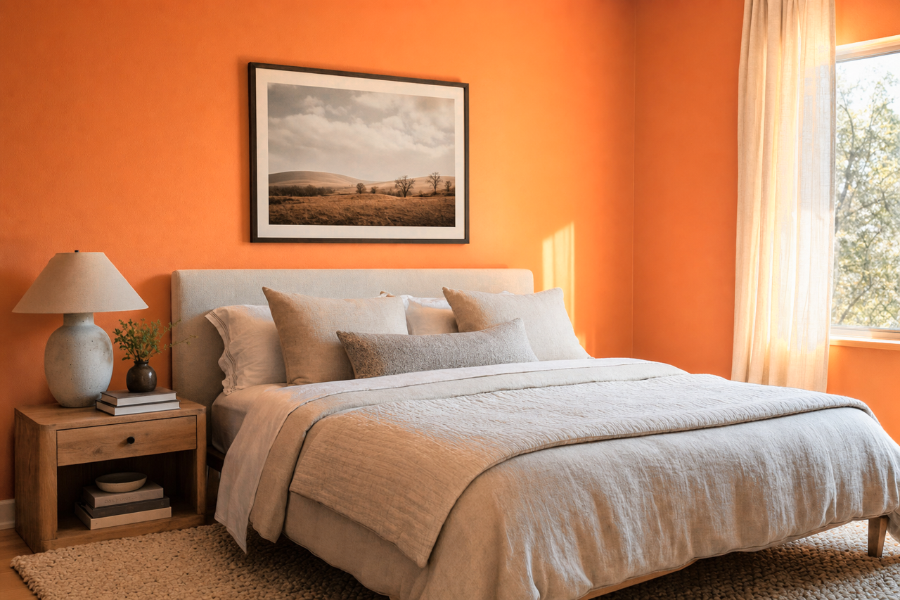 Carrot Cake by Valspar on interiors
