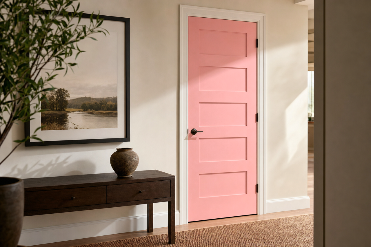 Supple by Benjamin Moore on interior-doors