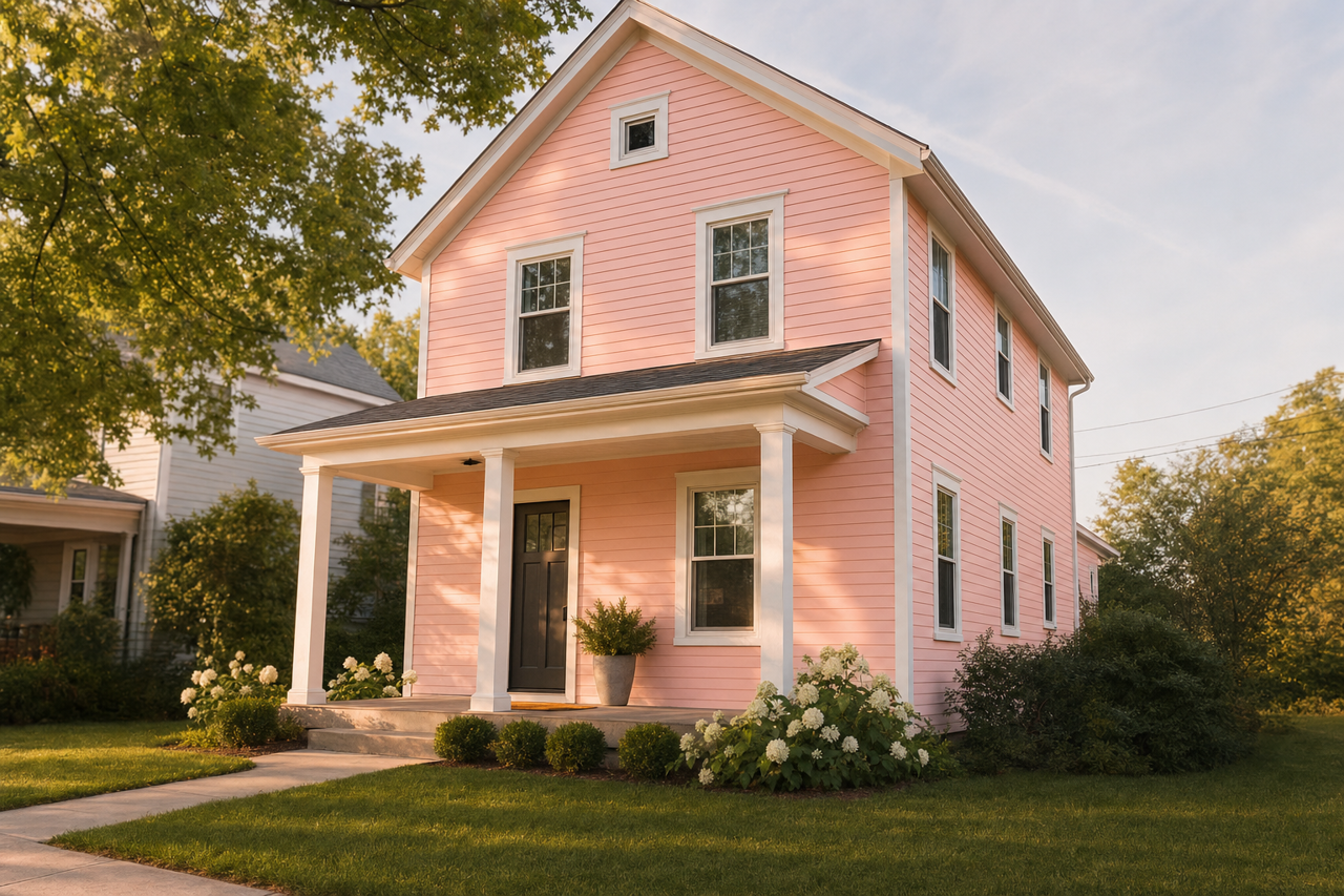 Angel by Benjamin Moore on exterior