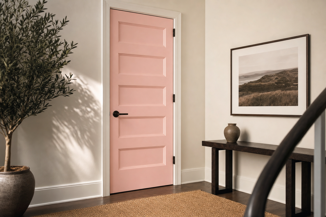Angel by Benjamin Moore on interior-doors
