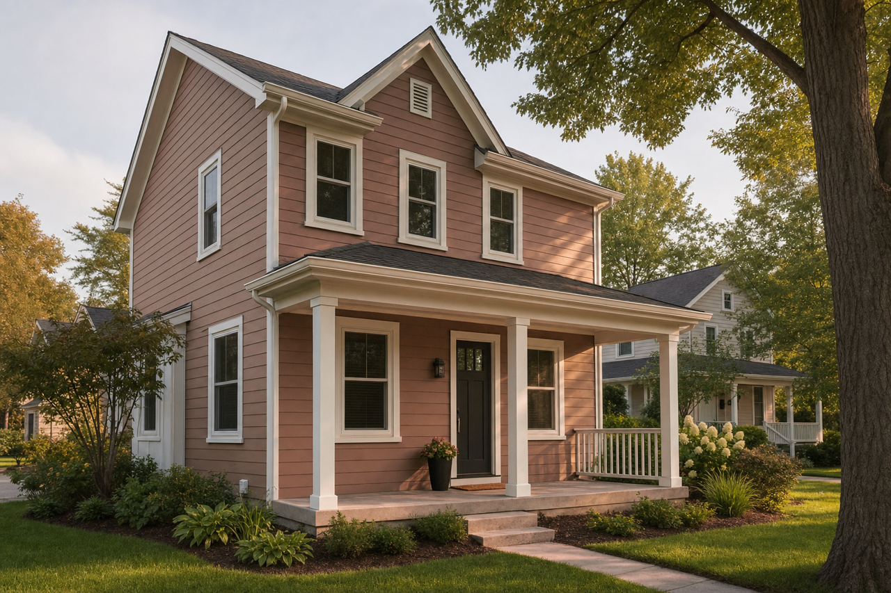 Rustic Earth by Valspar on exterior