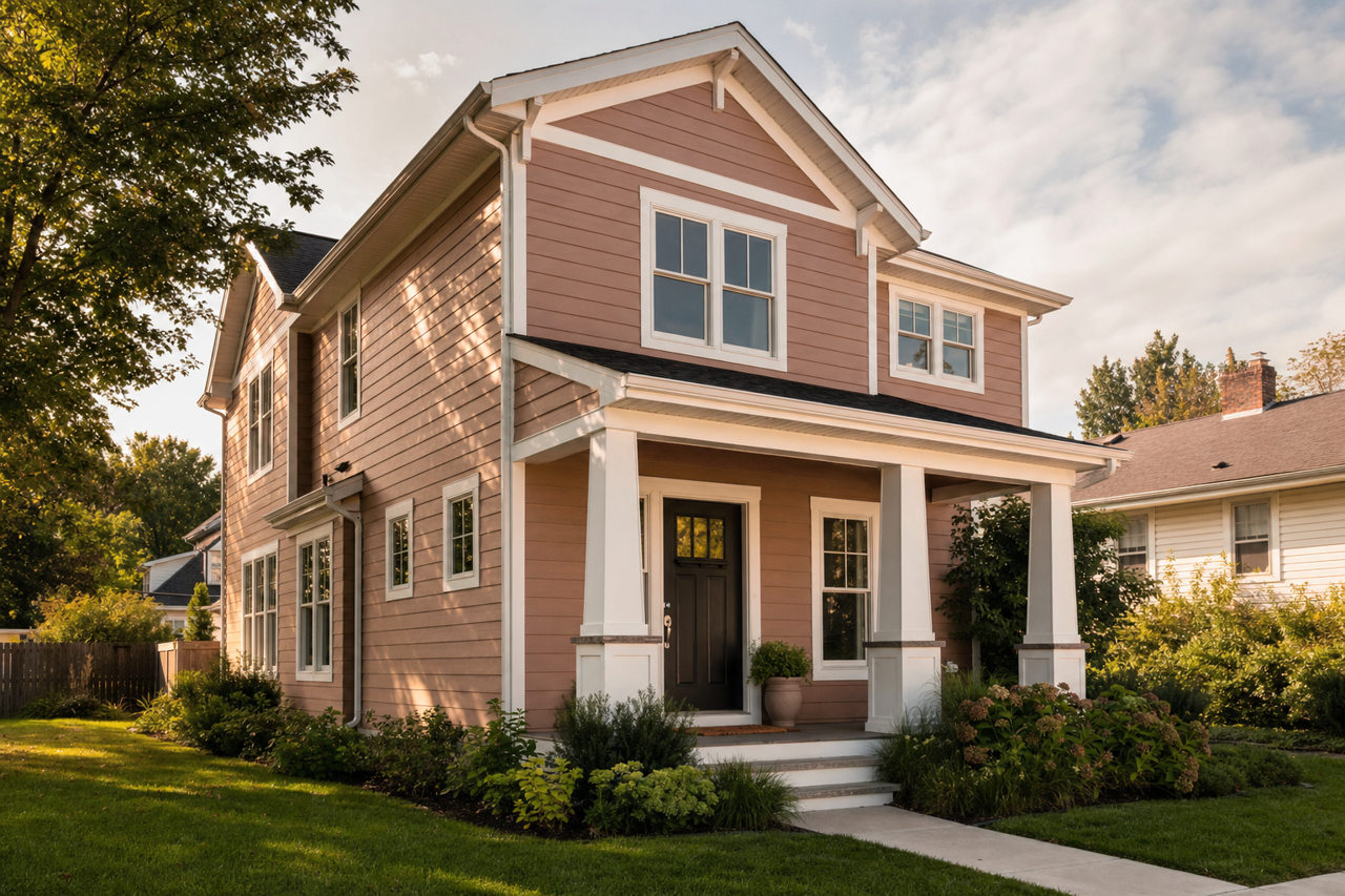 Rustic Oak by Valspar on exterior