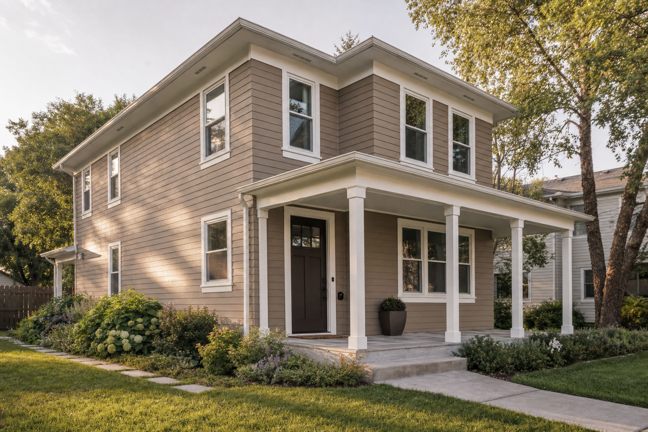 Milk Chocolate by Valspar on exterior