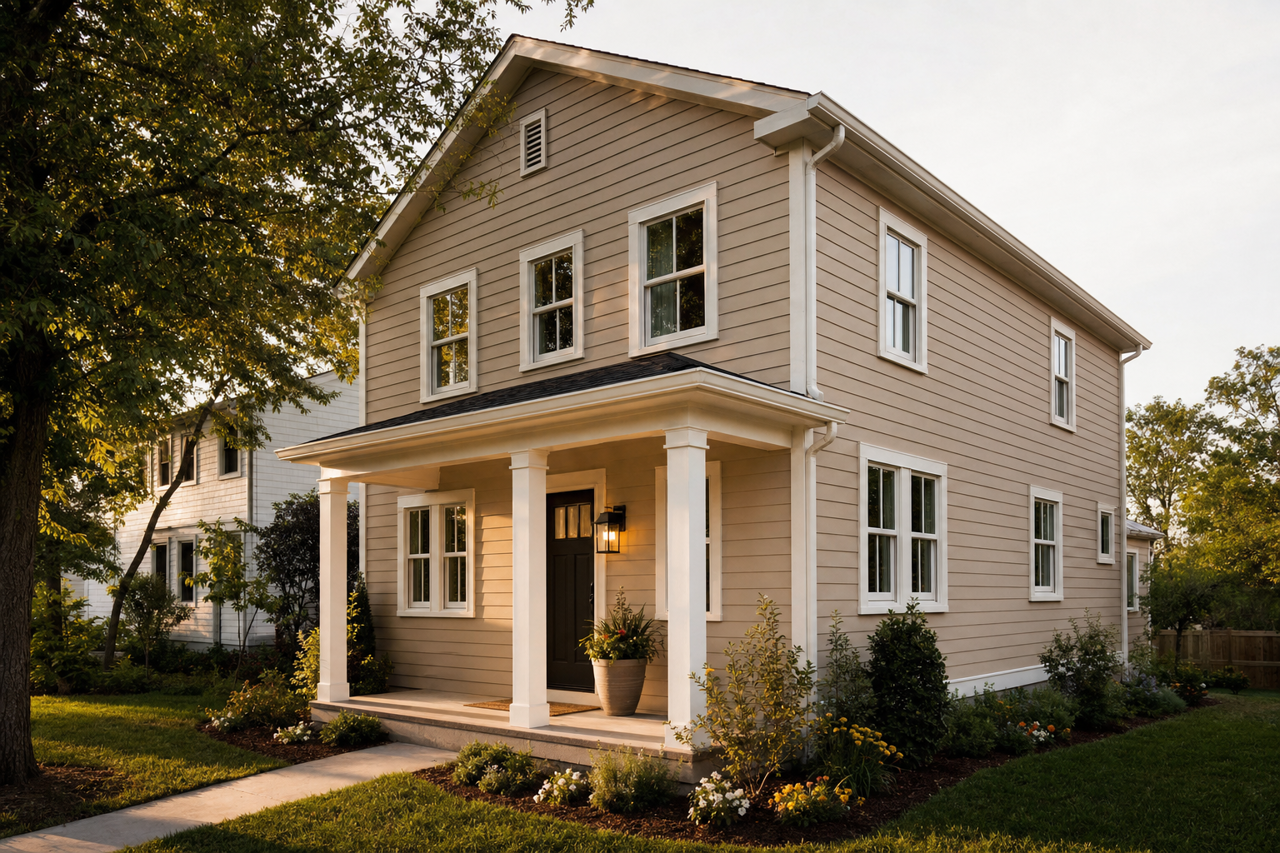 Woodland Stone by Valspar on exterior