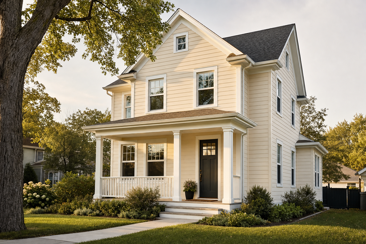 Riviera Dune by Valspar on exterior