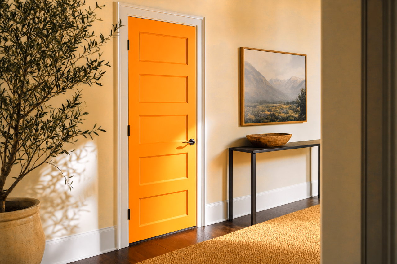 Monarch Wing by Valspar on interior-doors
