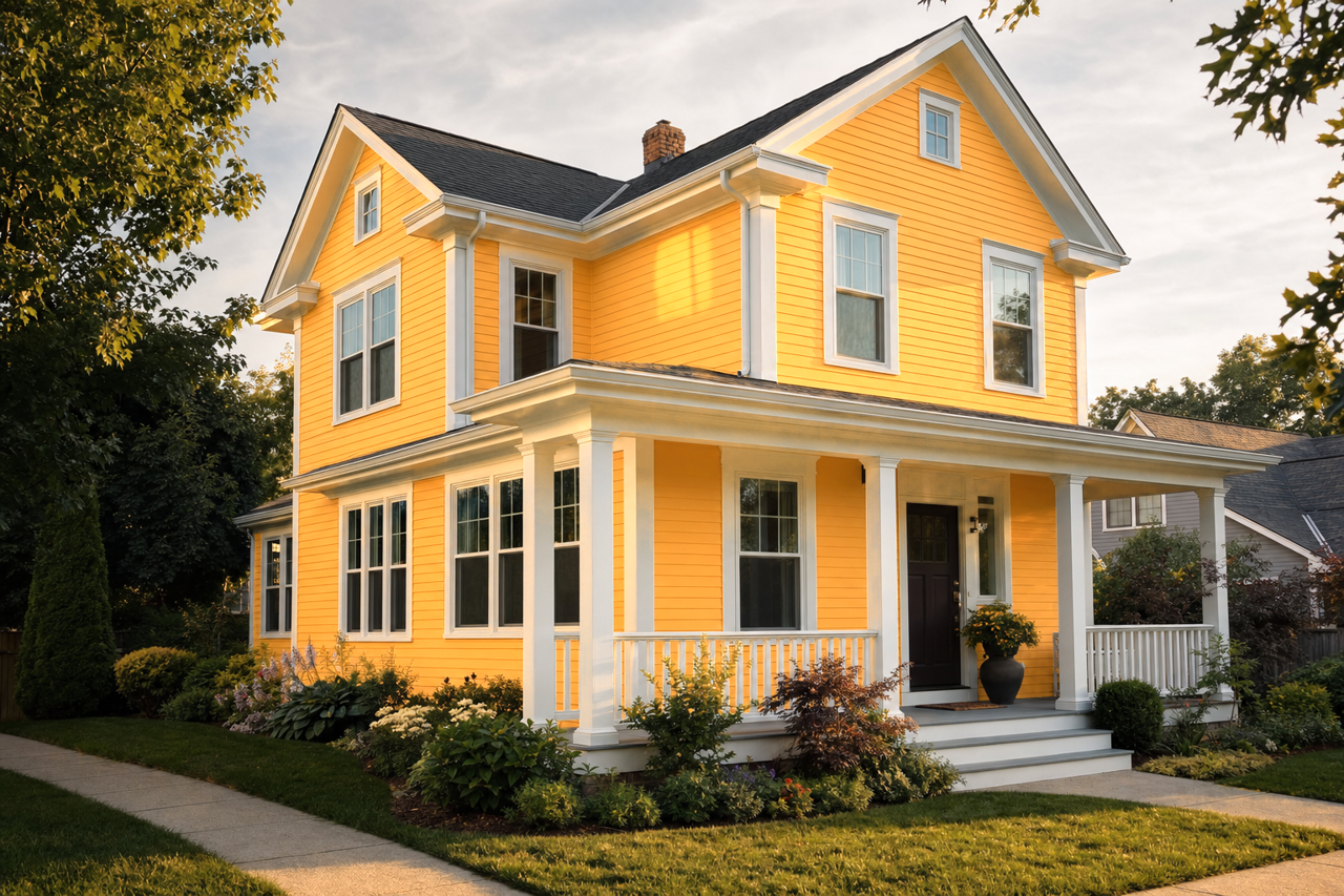 Spring Squash by Valspar on exterior