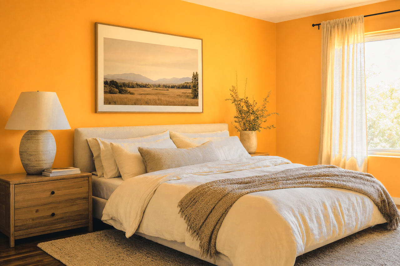 Spring Squash by Valspar on interiors