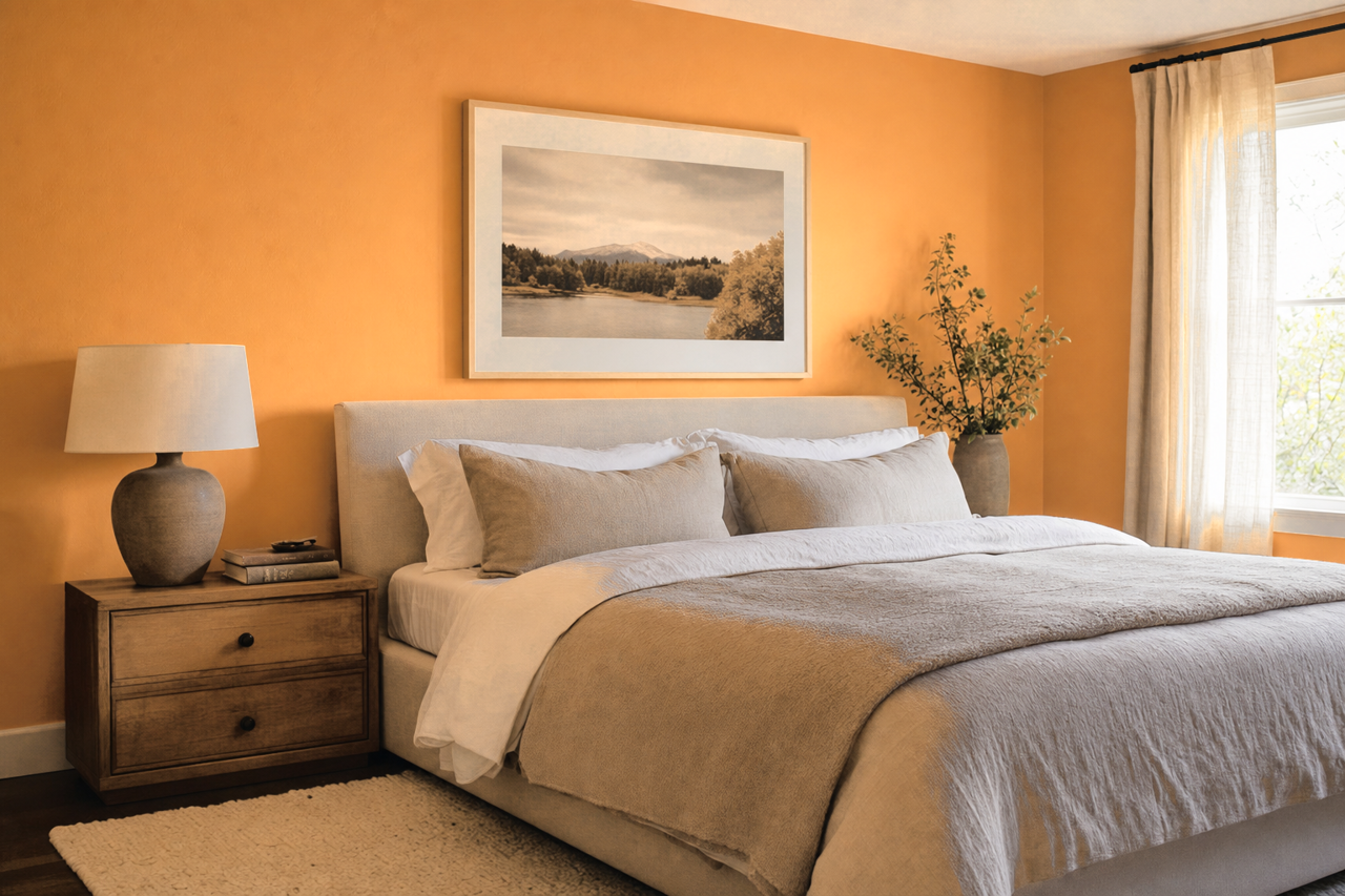 Toasted Coffee by Valspar on interiors