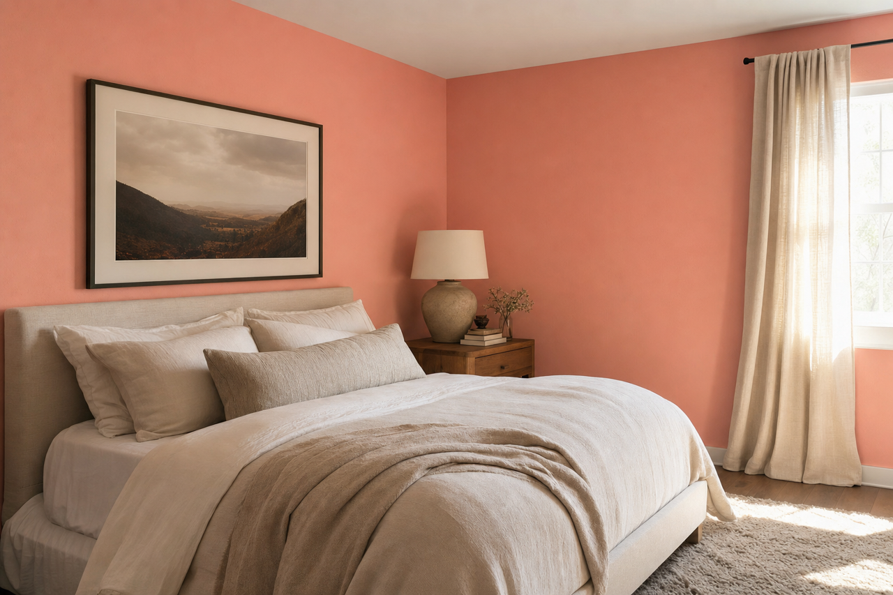 Delicate by Benjamin Moore on interiors