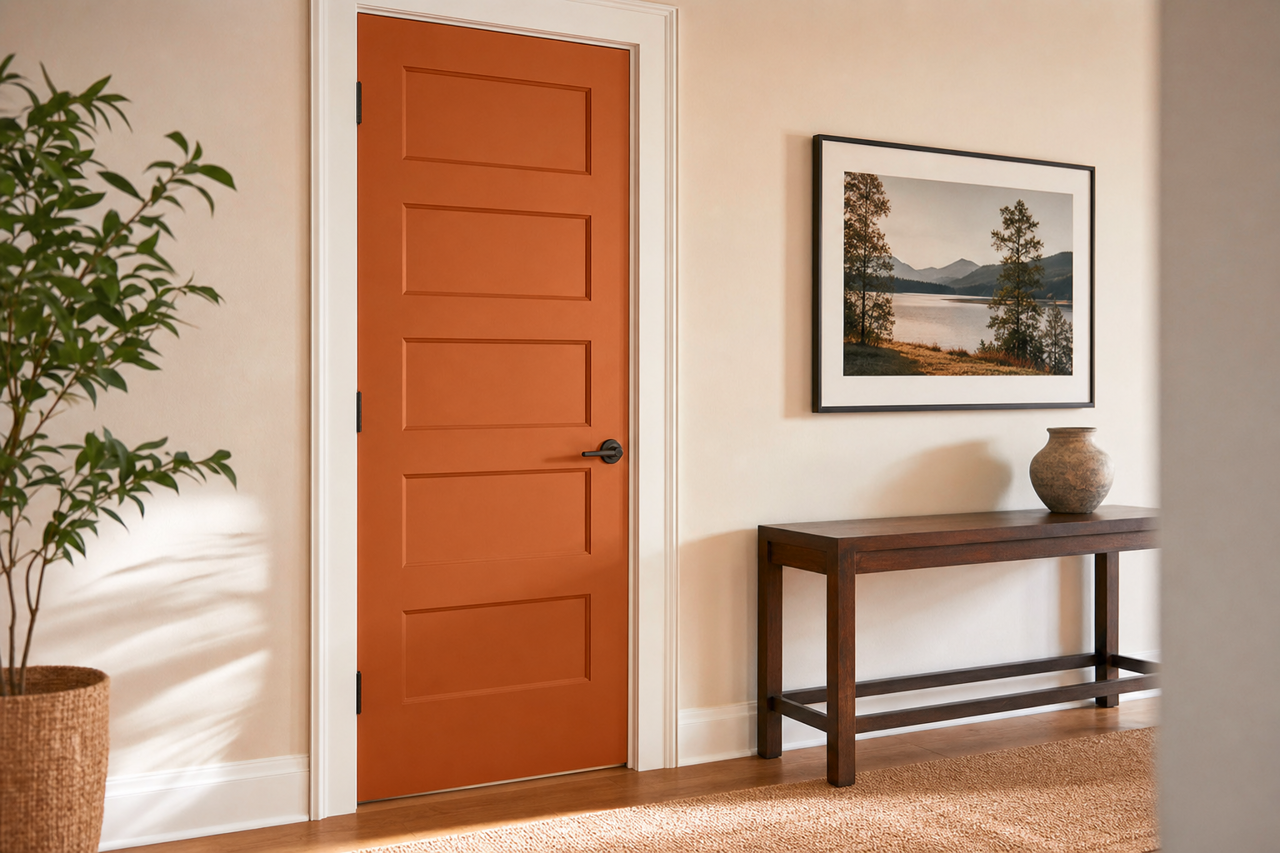 Fiesta by Valspar on interior-doors