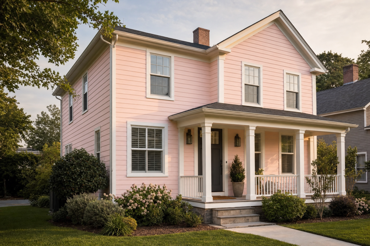 Touch by Benjamin Moore on exterior