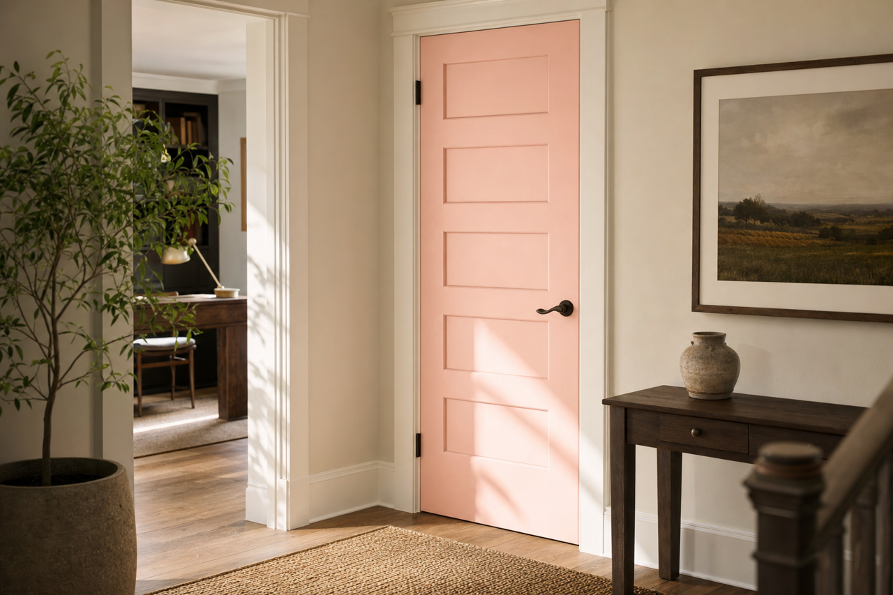 Touch by Benjamin Moore on interior-doors