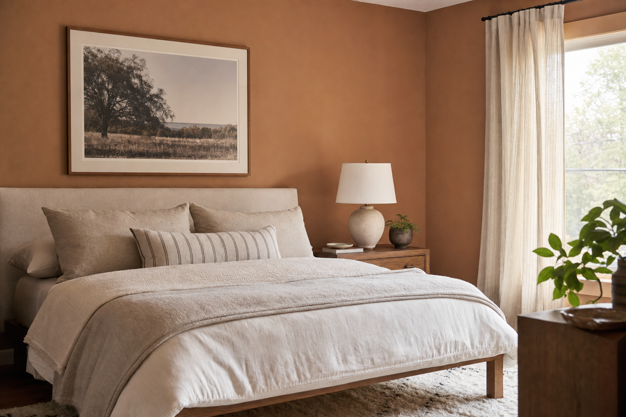 Natural Cork by Valspar on interiors
