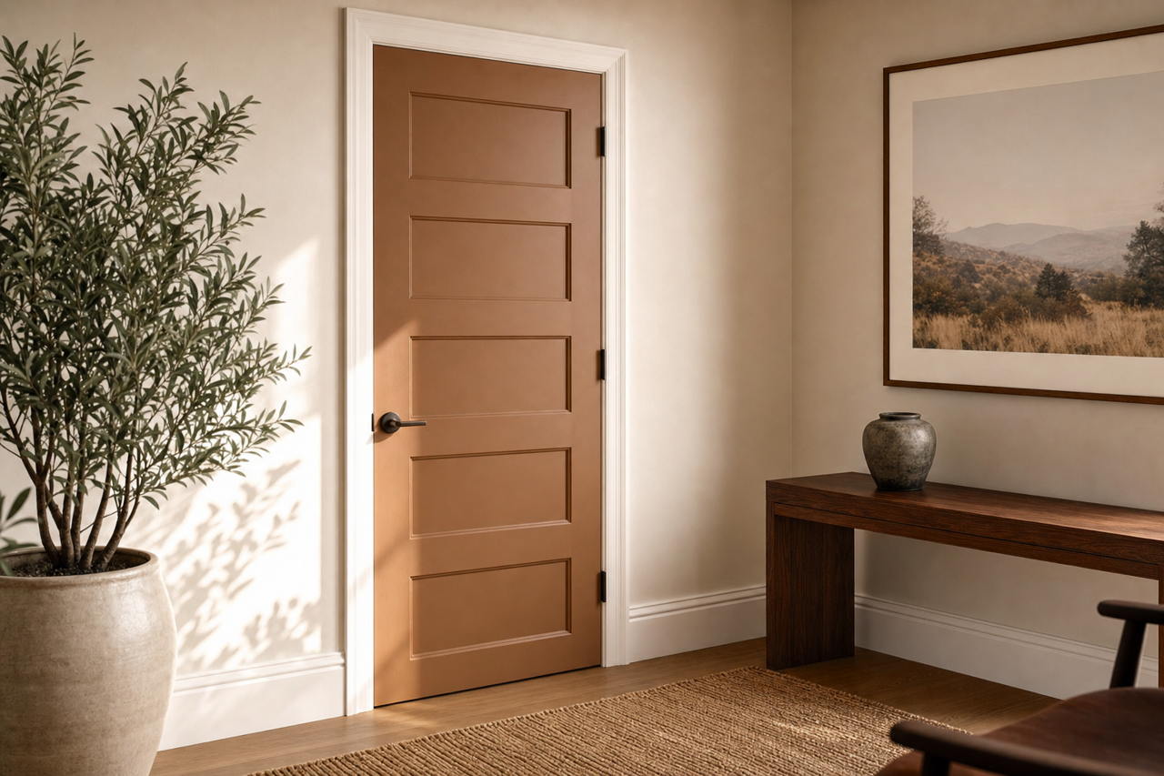 Standing Still by Valspar on interior-doors