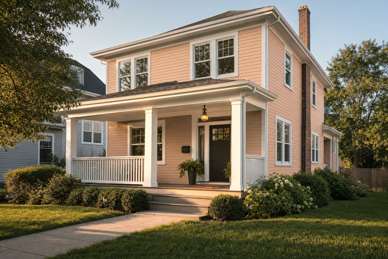 Friendly Tan by Valspar on exterior