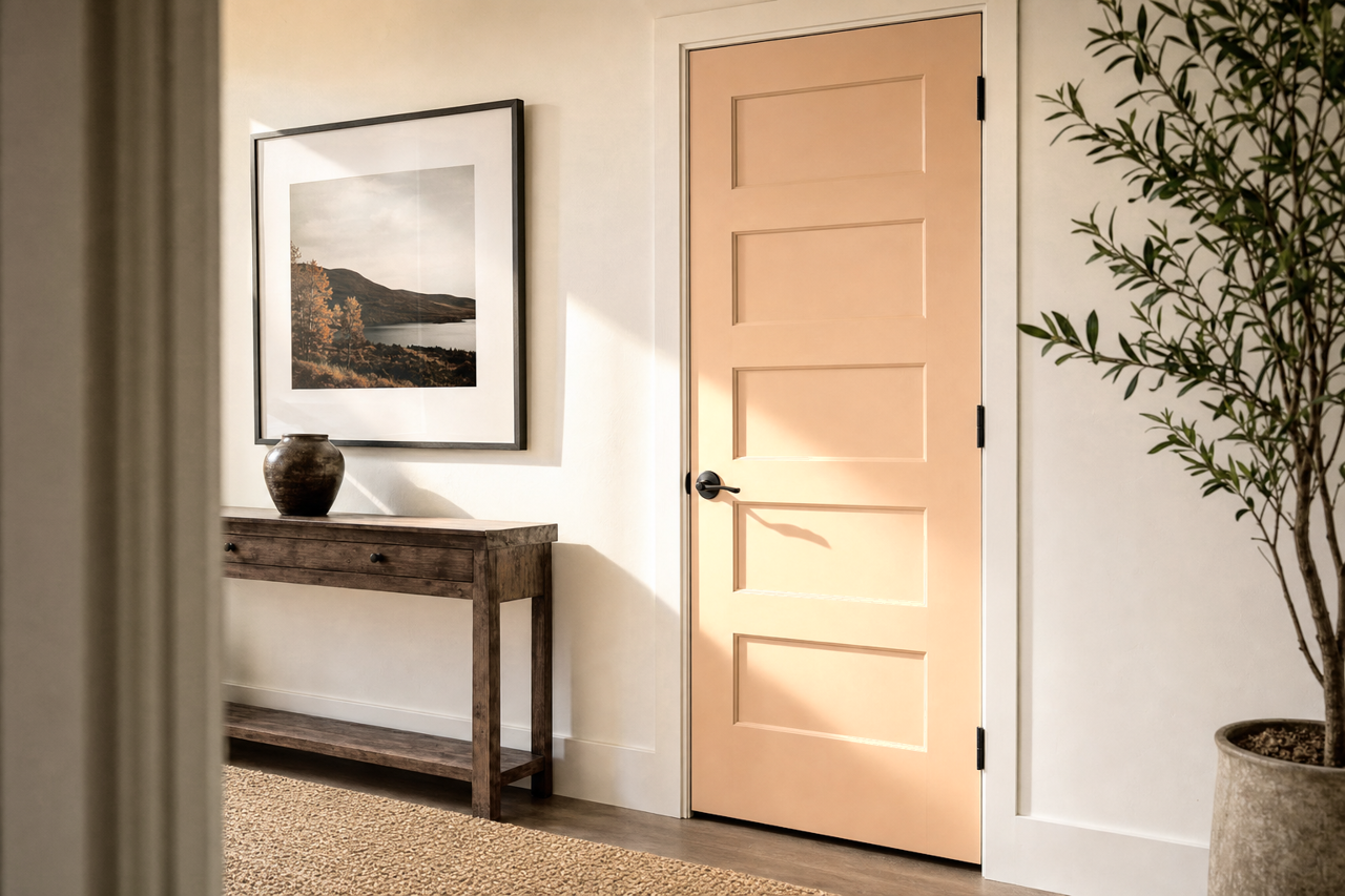 Maple Leaf by Valspar on interior-doors