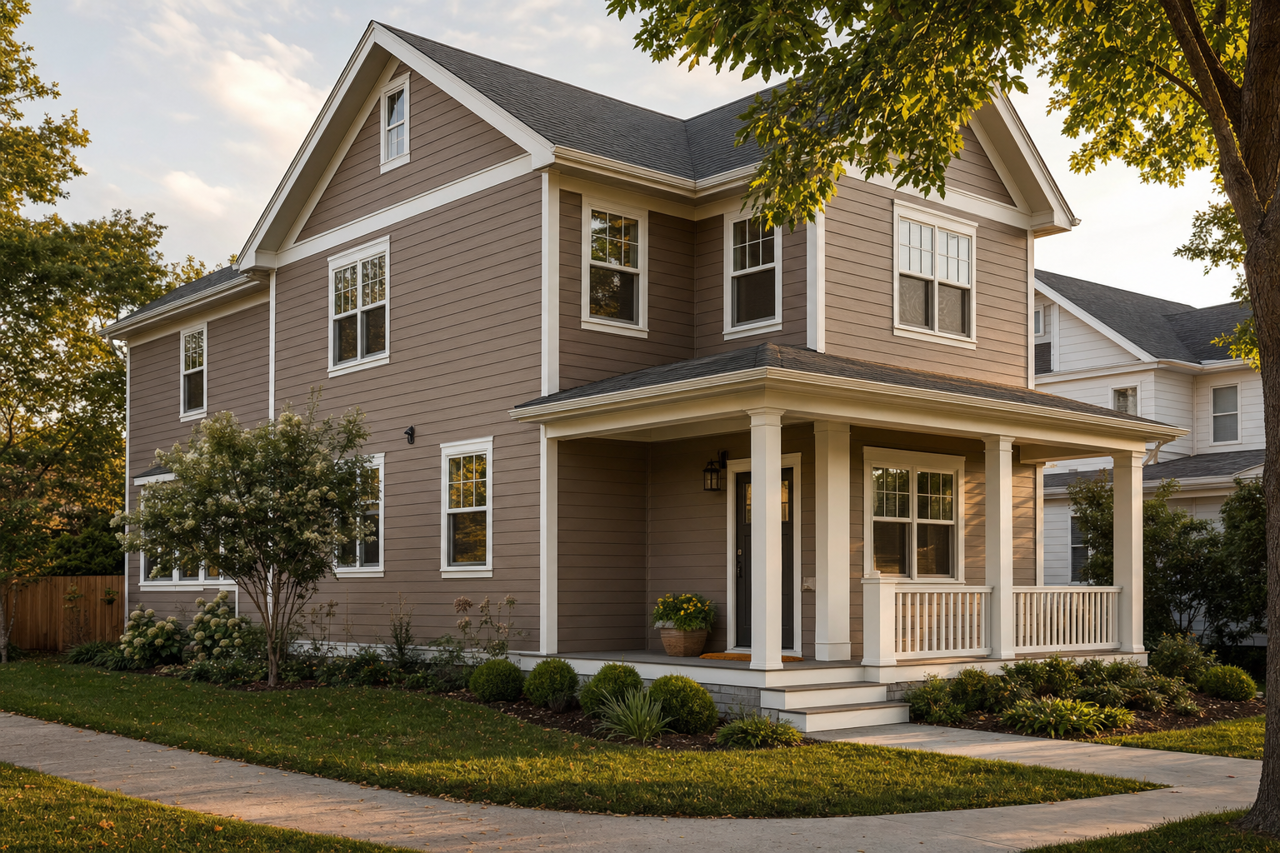 Sumatra Blend by Valspar on exterior