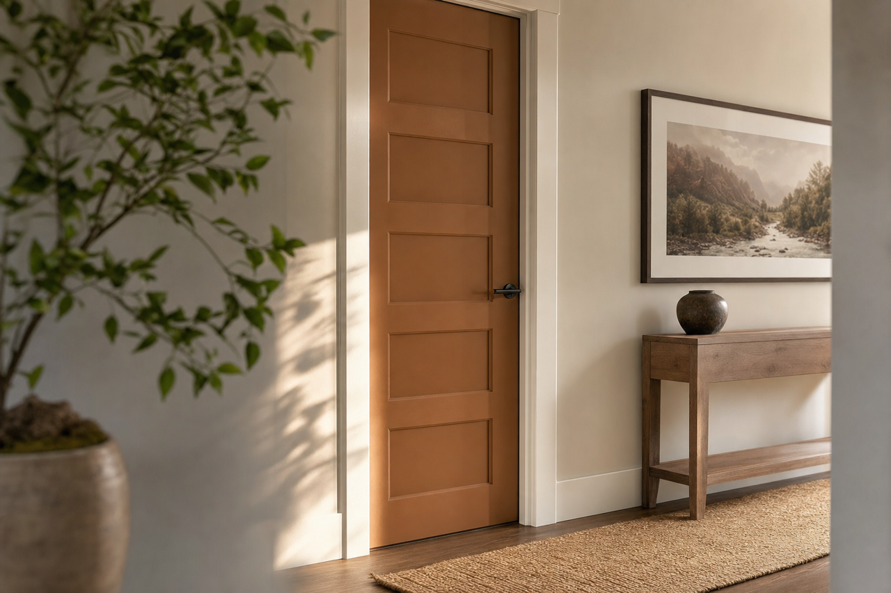 Sumatra Blend by Valspar on interior-doors
