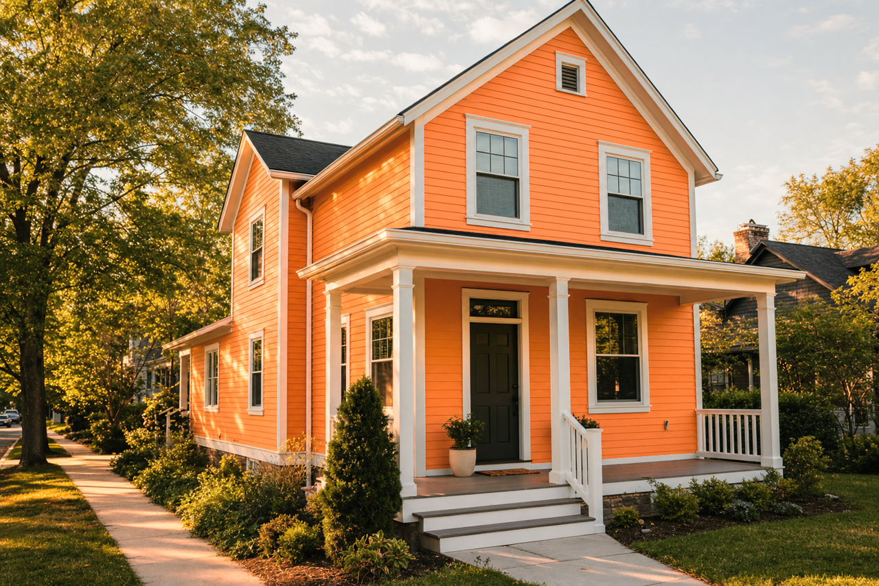 Fresh Persimmons by Valspar on exterior