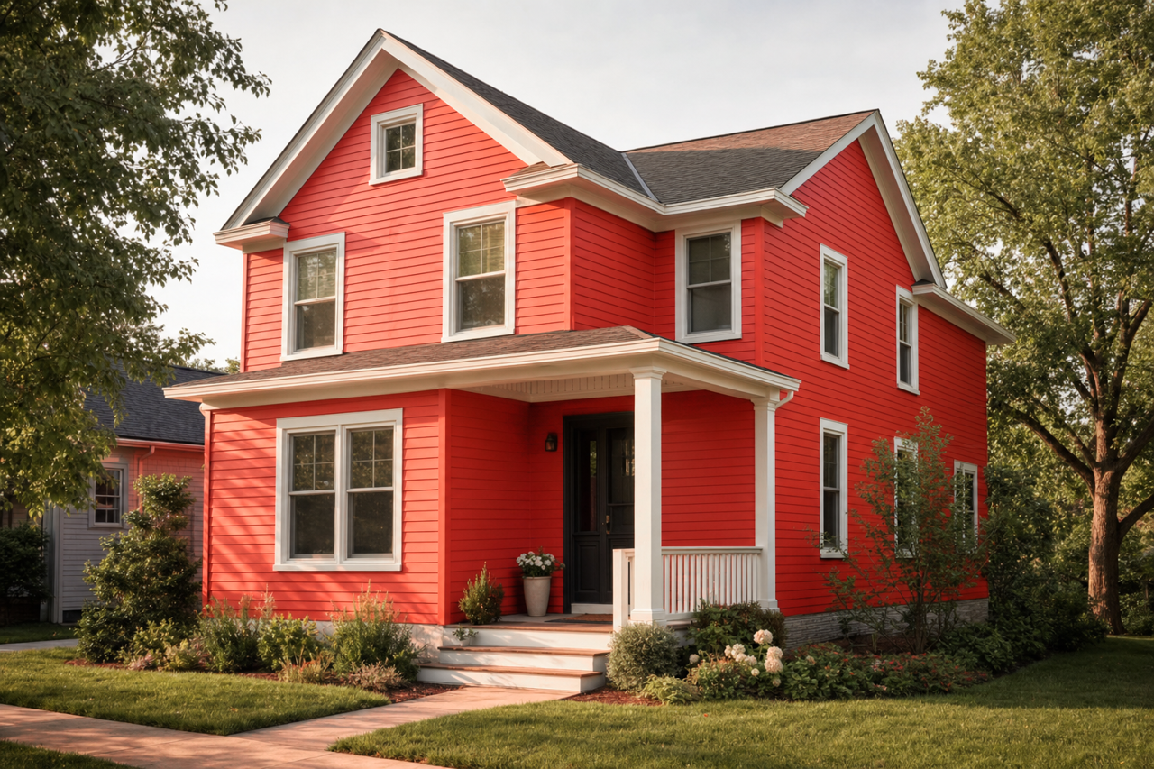Salsa by Benjamin Moore on exterior