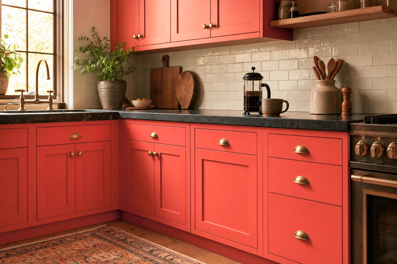 Dark by Benjamin Moore on cabinets