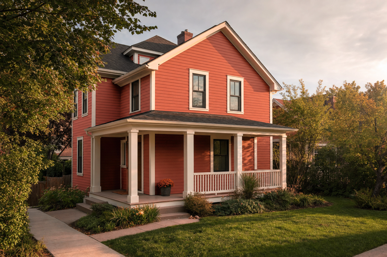 Fall Leaf by Valspar on exterior