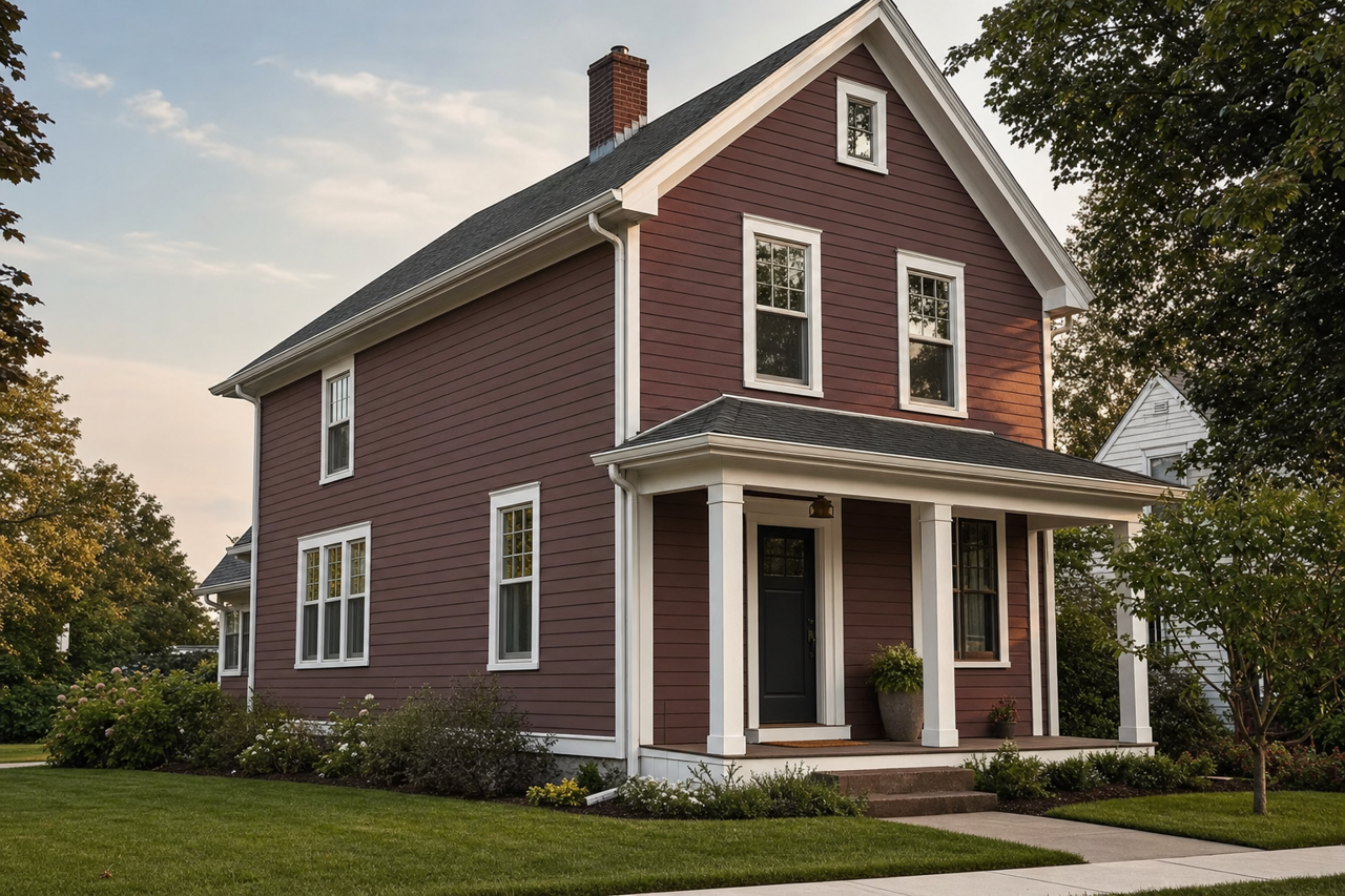 Western Brown by Valspar on exterior
