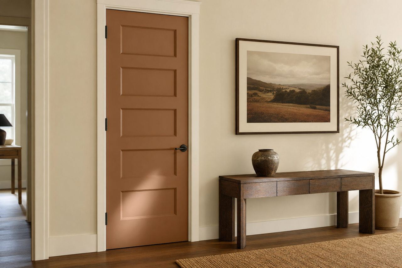 Cowboy Boots by Valspar on interior-doors