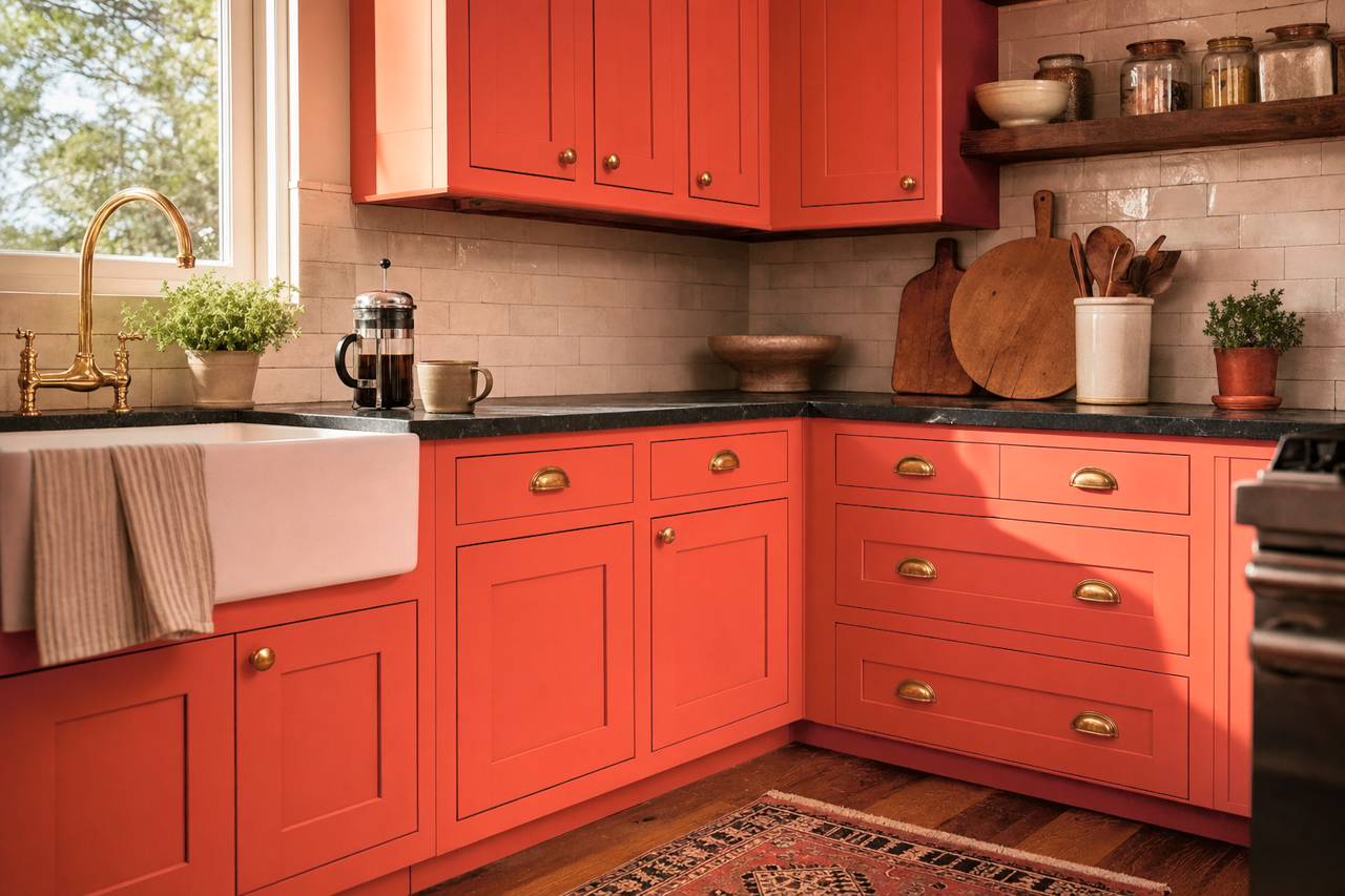 Starburst by Benjamin Moore on cabinets