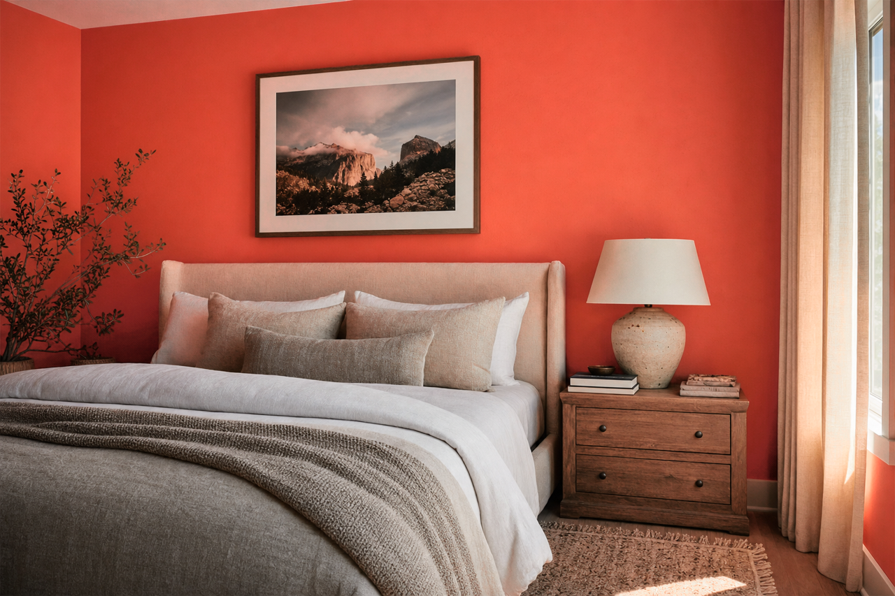 Starburst by Benjamin Moore on interiors