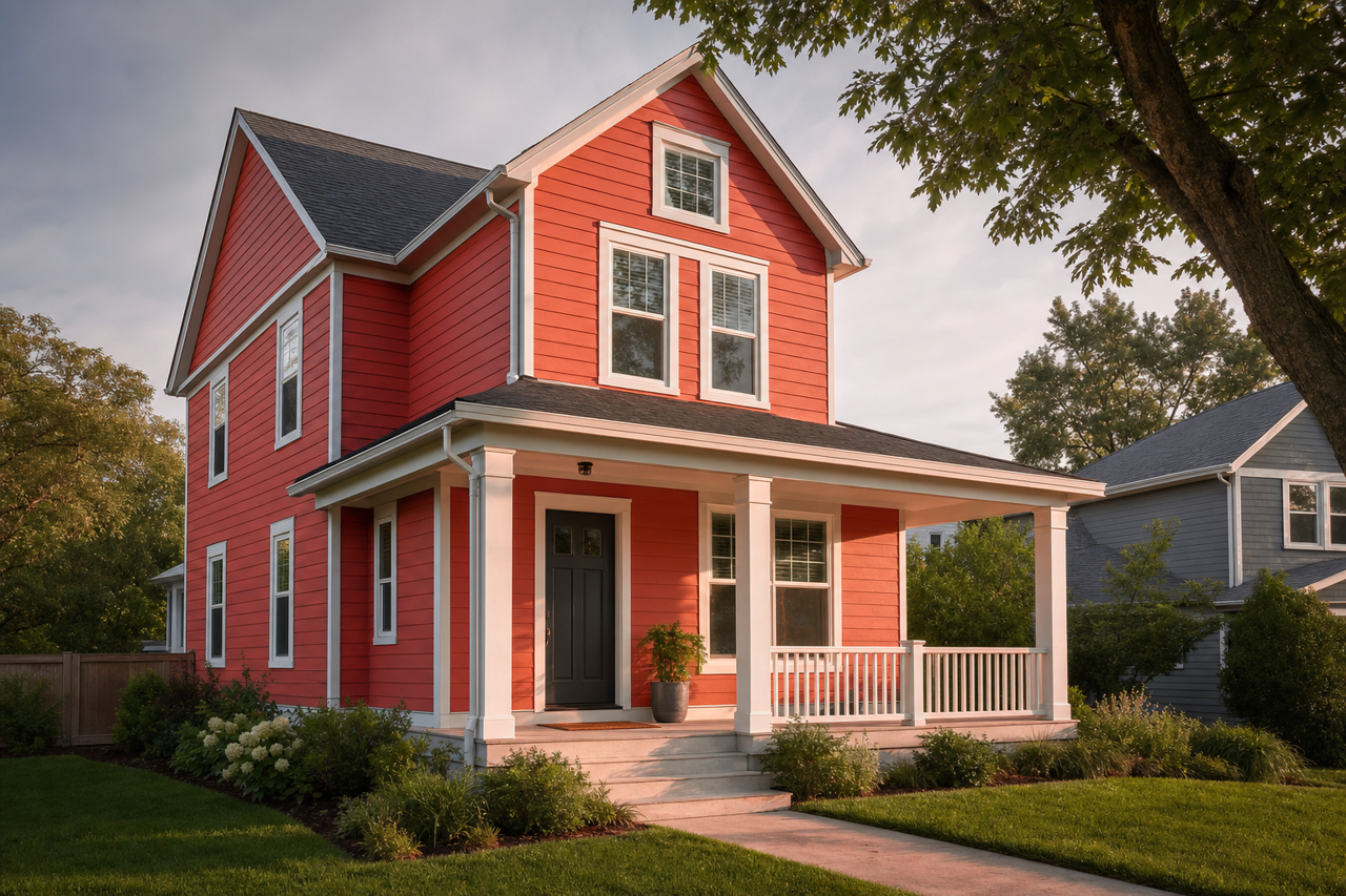 Hacienda Tile by Valspar on exterior