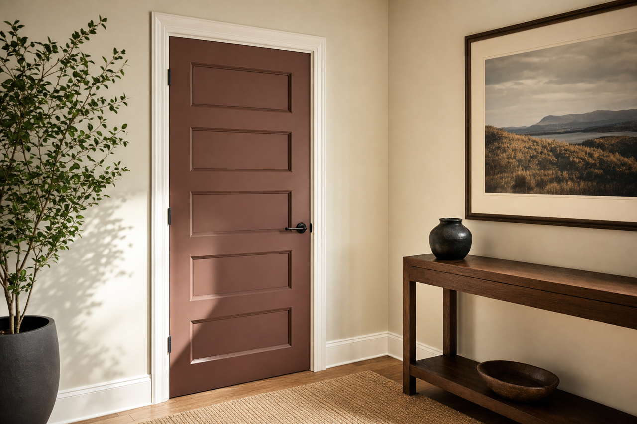 Gardener's Soil by Valspar on interior-doors