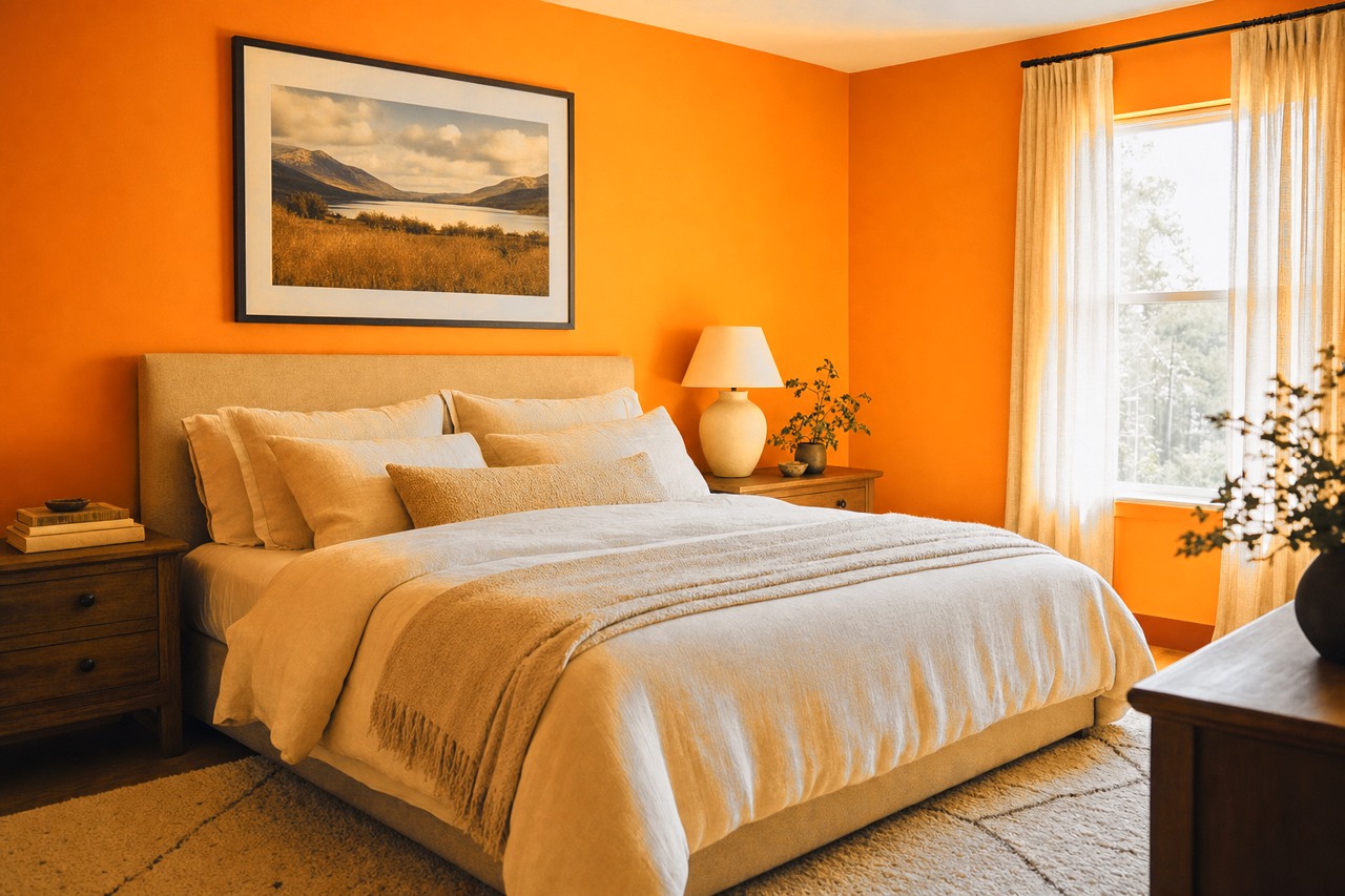 Orange Fruit by Valspar on interiors