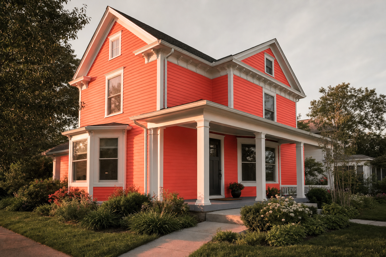 Hot by Benjamin Moore on exterior