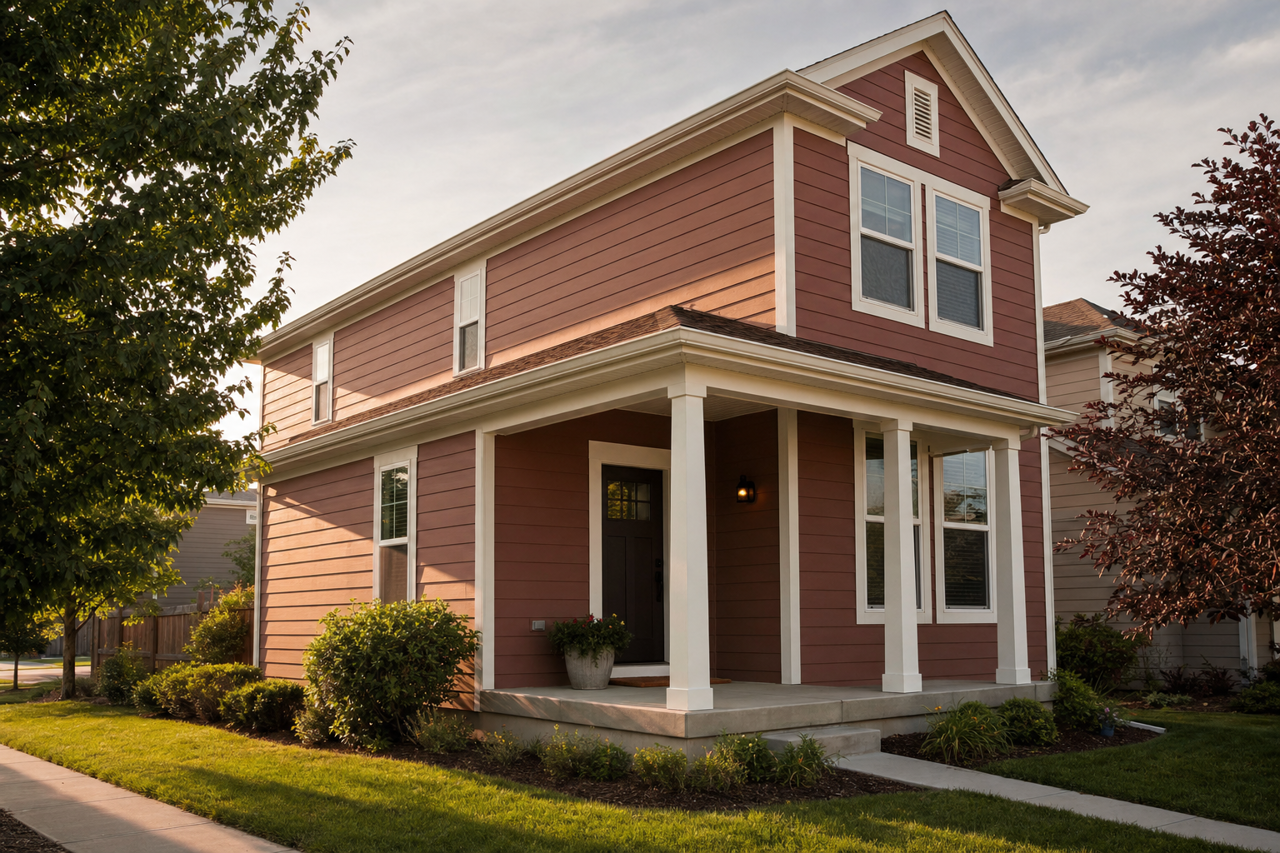 Cowboy Suede by Valspar on exterior