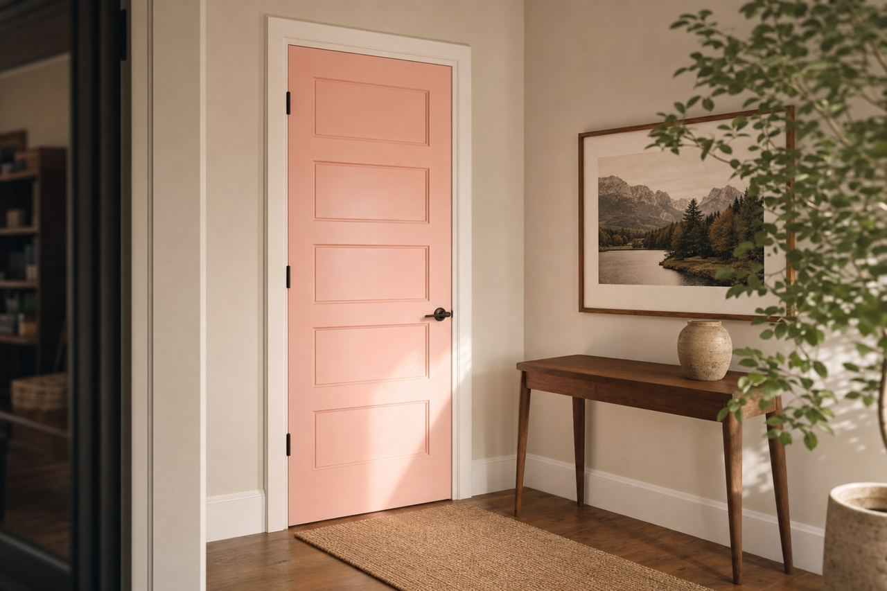 Springy by Benjamin Moore on interior-doors