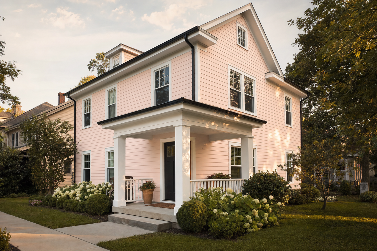 Light by Benjamin Moore on exterior