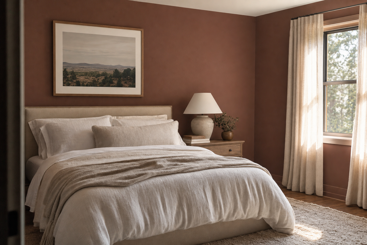 Soul Chocolate by Valspar on interiors