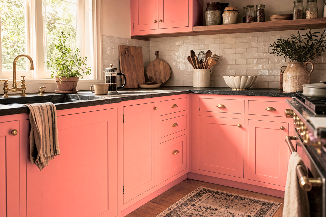 Summer by Benjamin Moore on cabinets