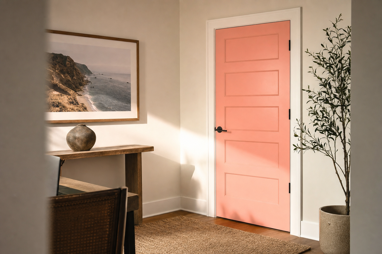 Perky by Benjamin Moore on interior-doors