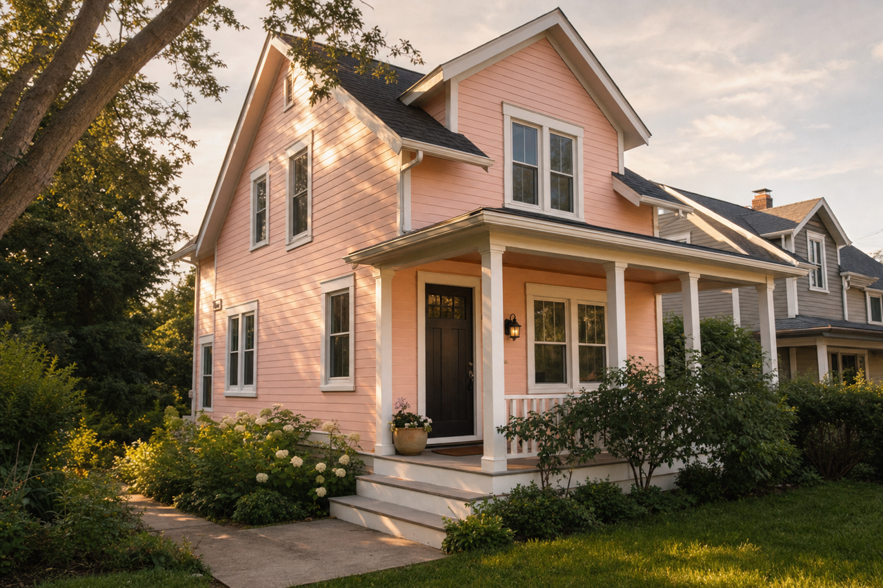 Creamy by Benjamin Moore on exterior